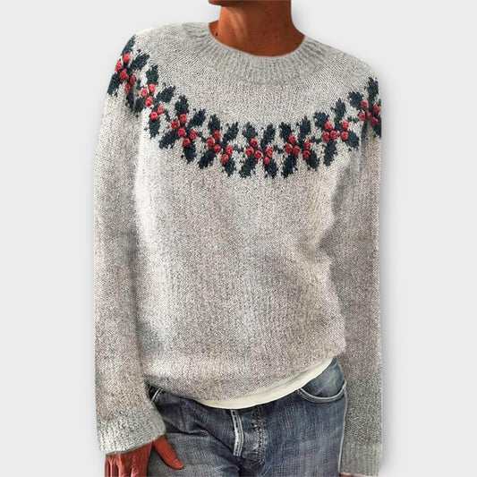 Stilvoller Damen Winterpullover-1