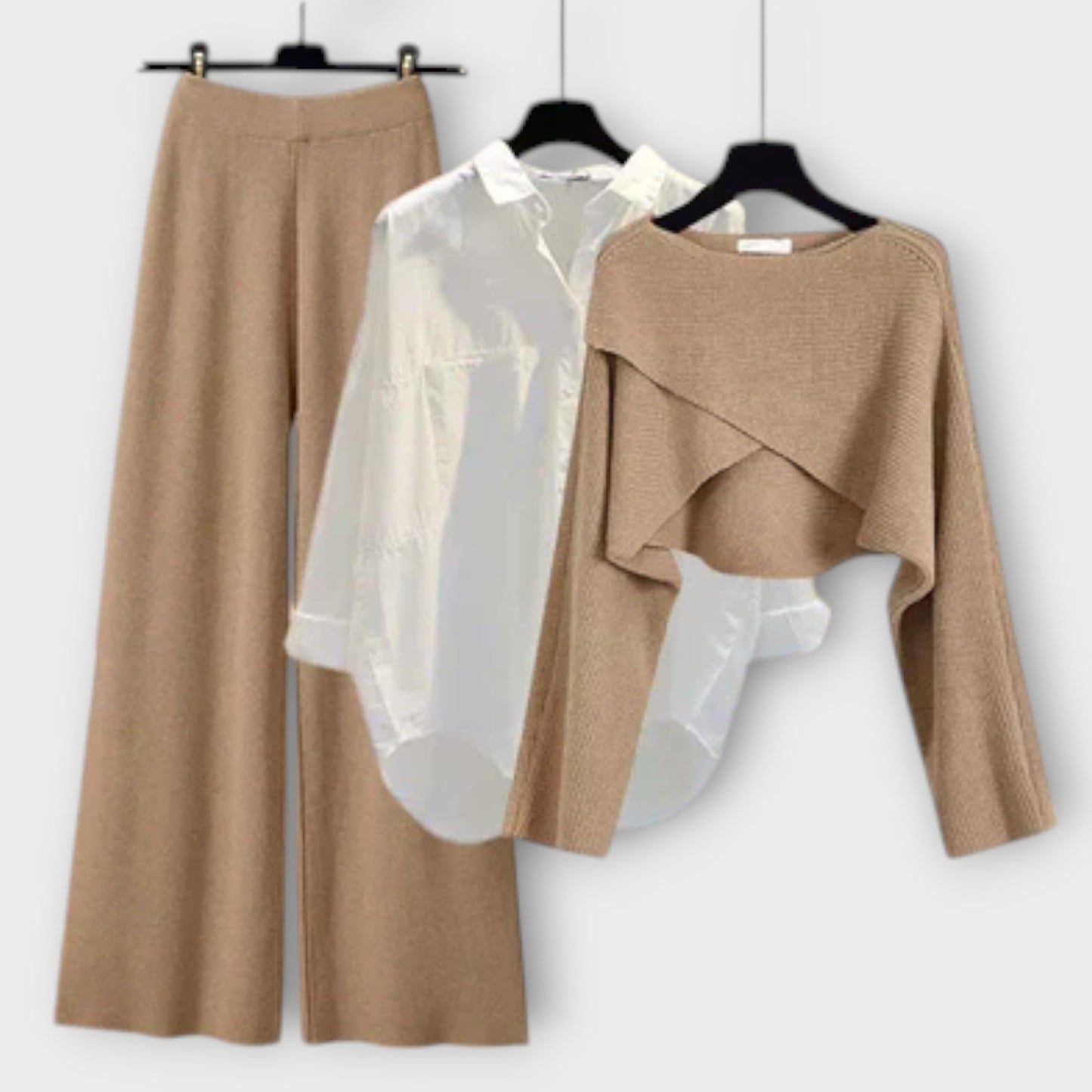 Bequemes Damen Set In 3 Teilen-5
