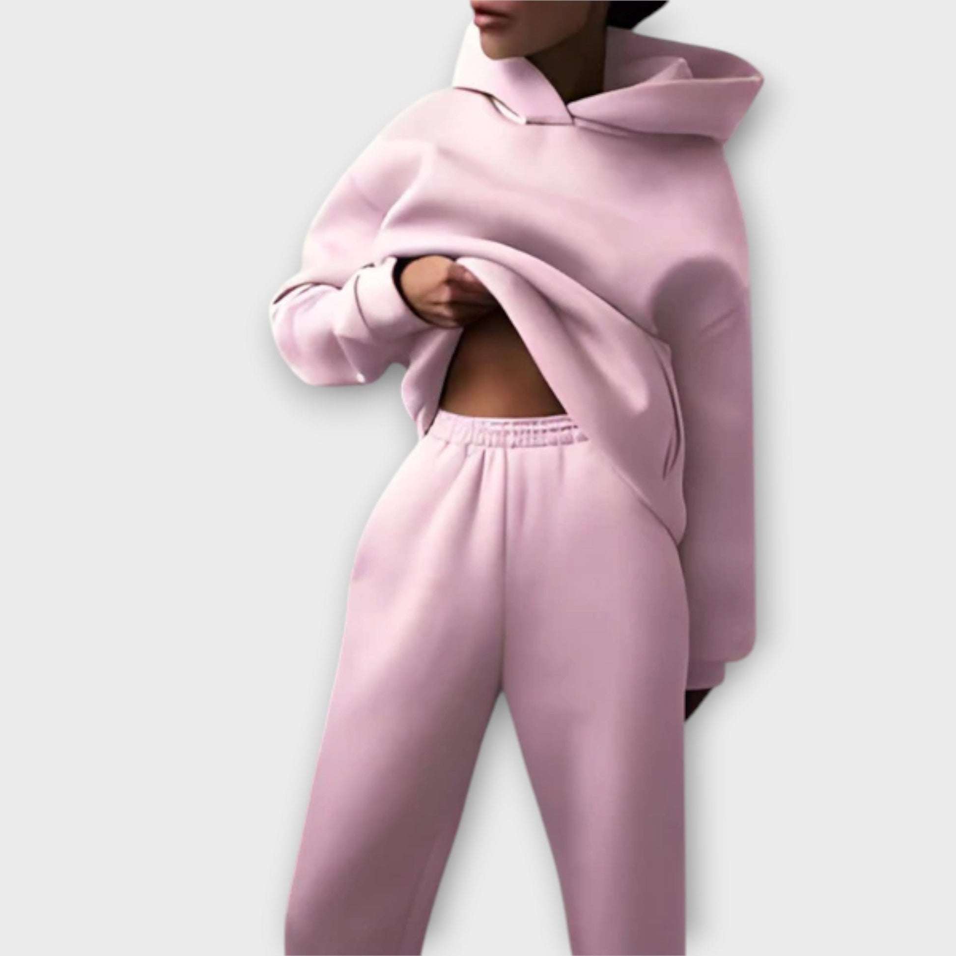 Bequemer Jogginganzug Damen-5