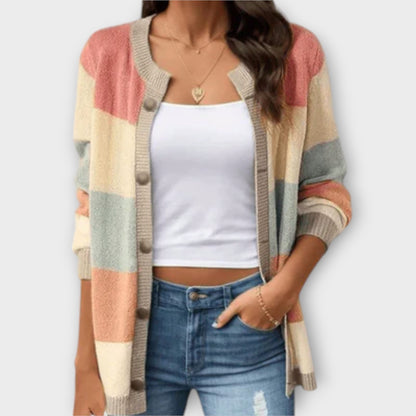 Weiche Strickjacke Damen Cardigan-1