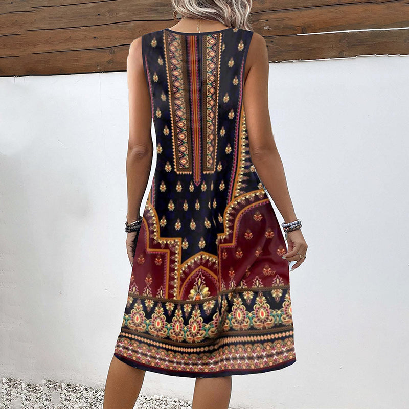 Velaria - Ethnischer Charme Kleid