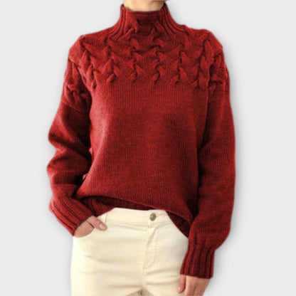 Variant image for Damenpullover Zopfstrick Baumwolle-23