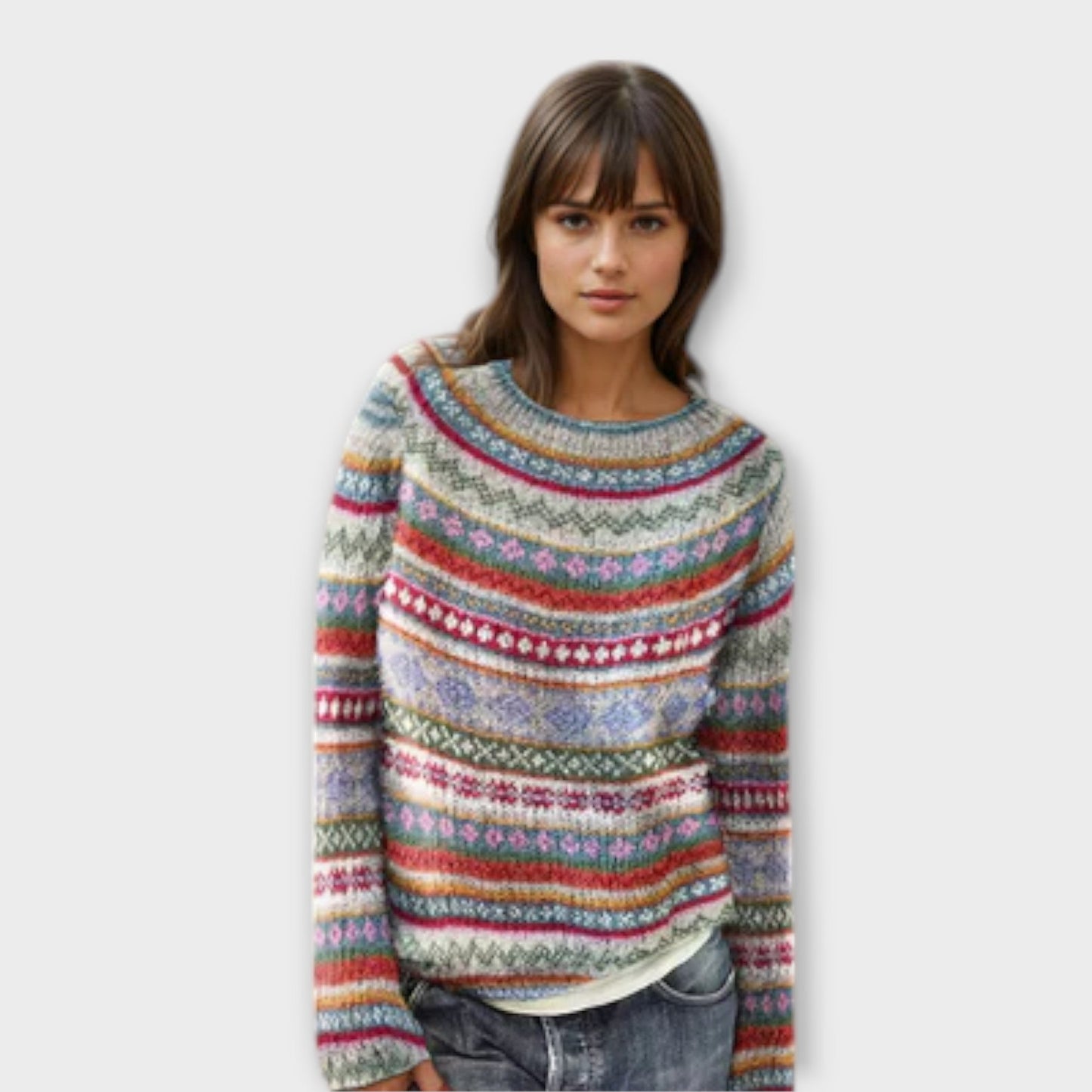 Variant image for Kuscheliger Damenpullover Baumwolle-7