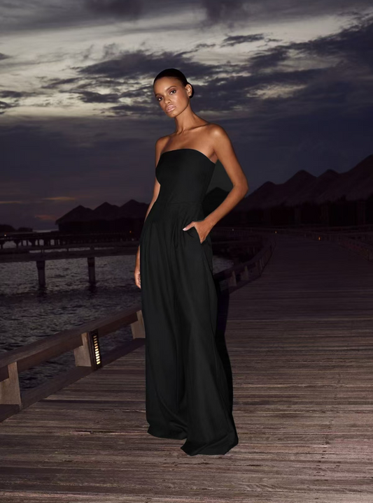 Sofia Luxe Trägerloser Bodysuit - Stilvoller Komfort Für Damen-1