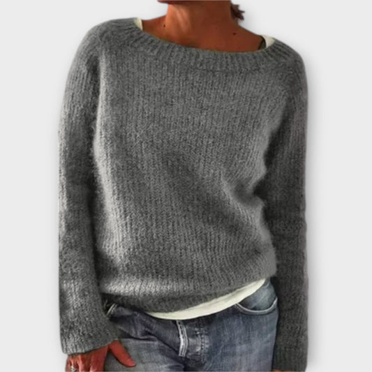 Stilvoller Strickpullover Damen-1