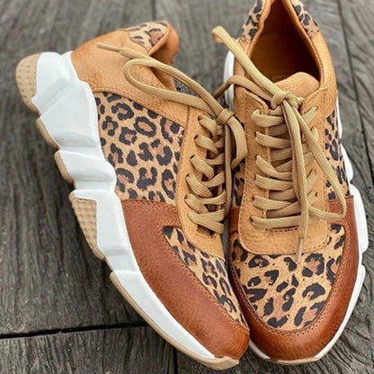 Jade | Luxuriöse Leoparden-Sneaker