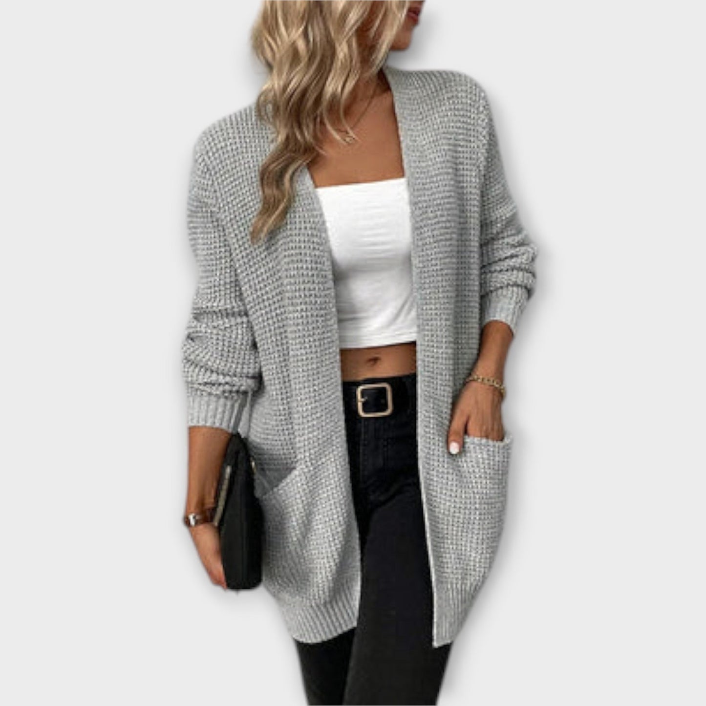 Variant image for Eleganter Strick-Cardigan Damen-9