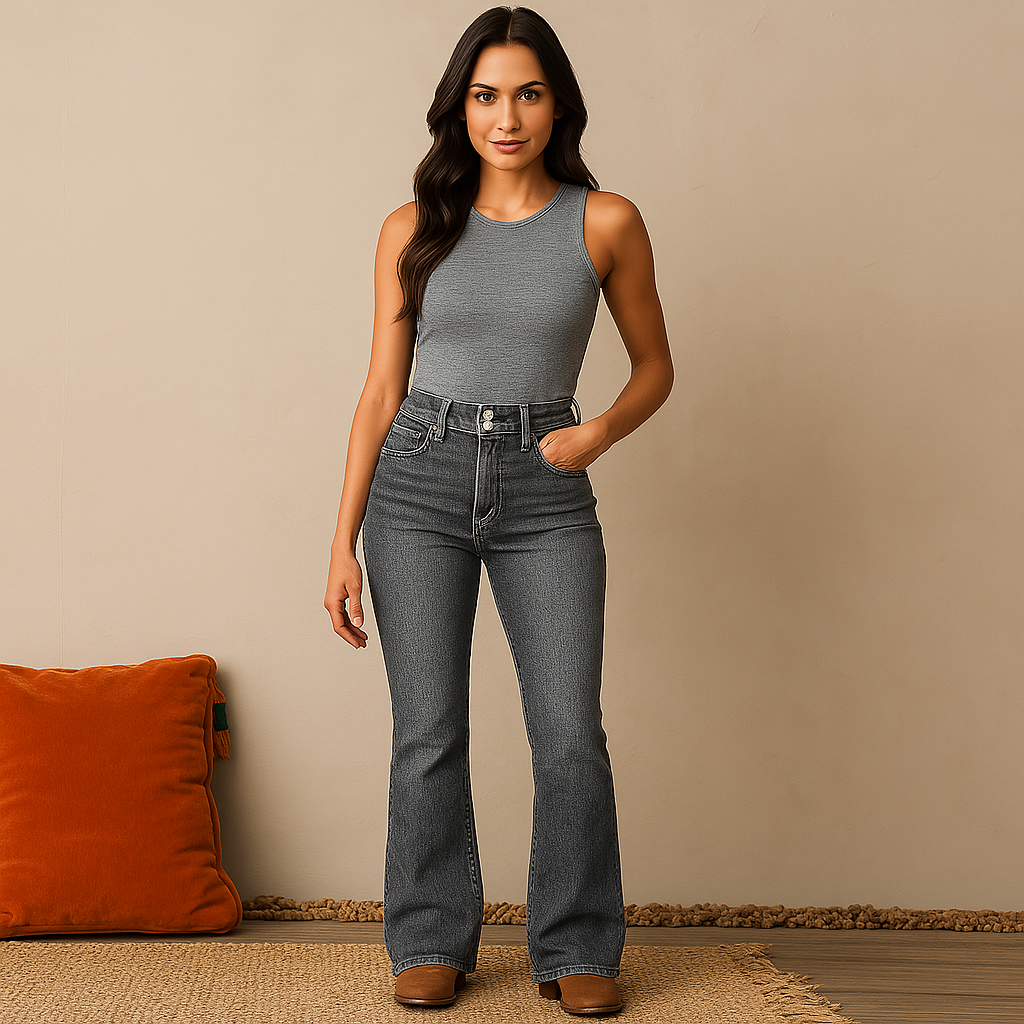 Eleanor | Hochflorige Hose