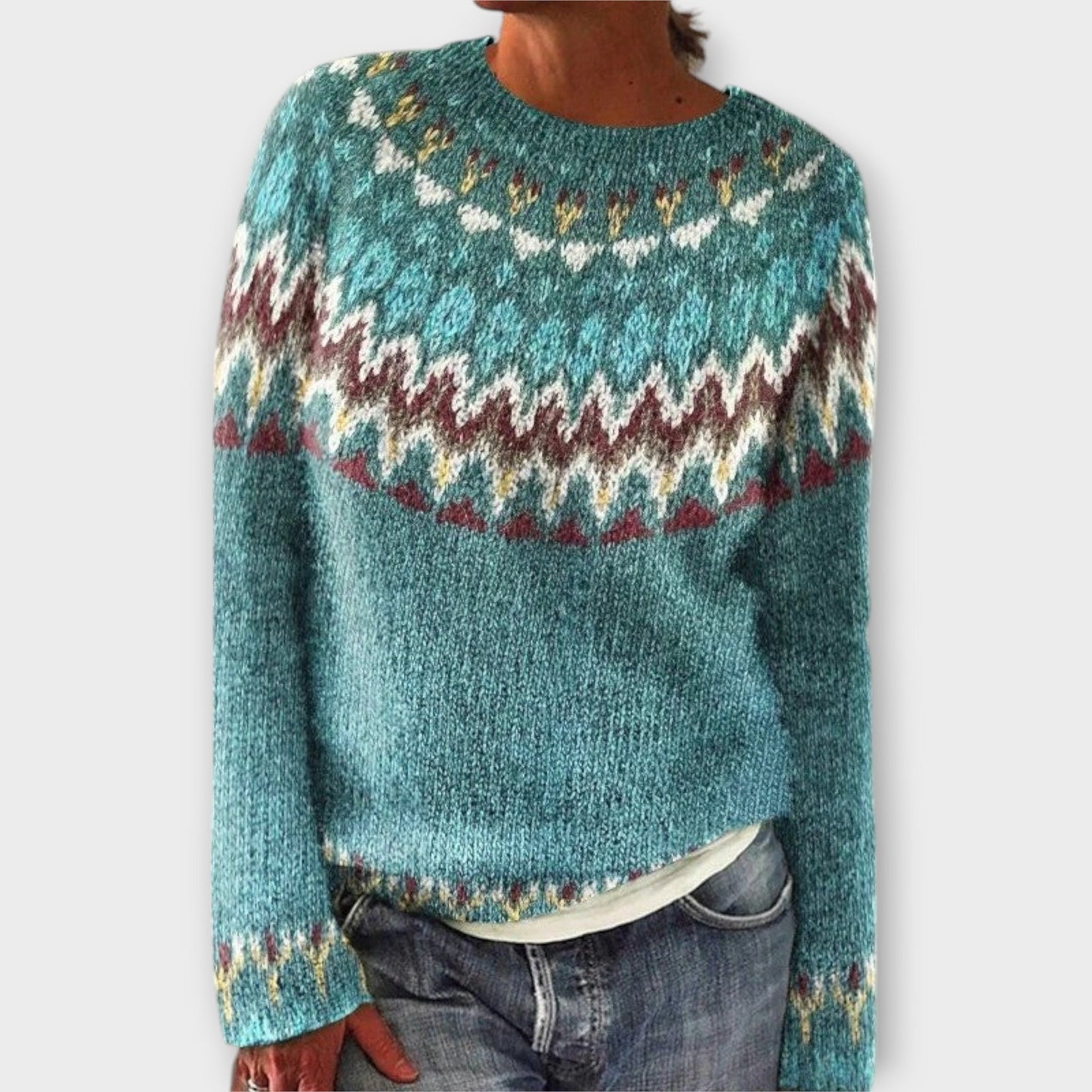 Variant image for Kuscheliger Damenpullover Langarm-29