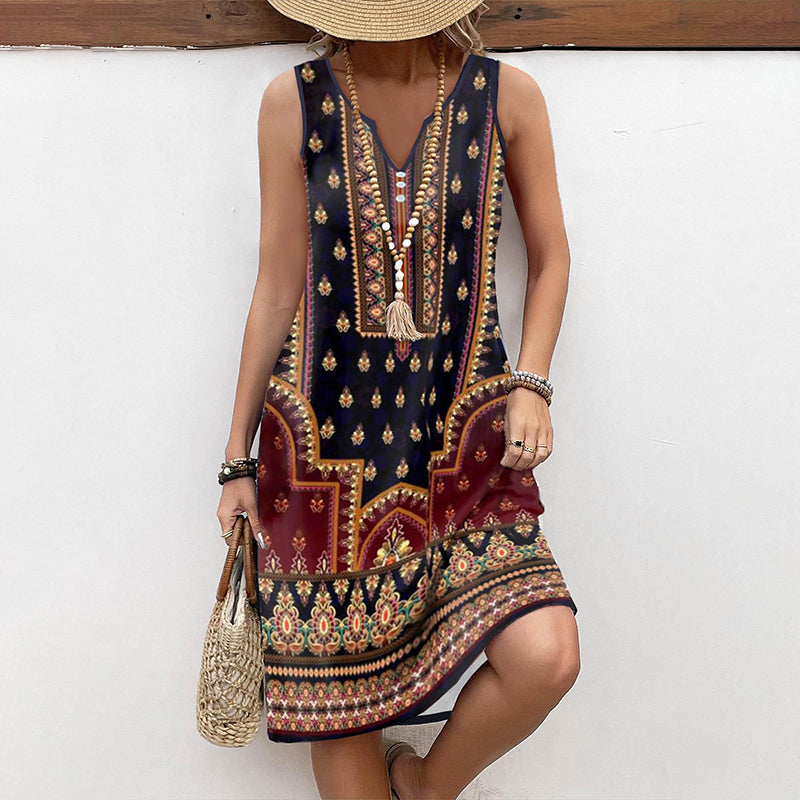 Velaria - Ethnischer Charme Kleid