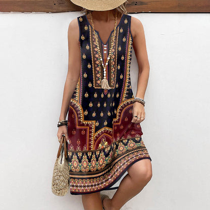 Velaria - Ethnischer Charme Kleid