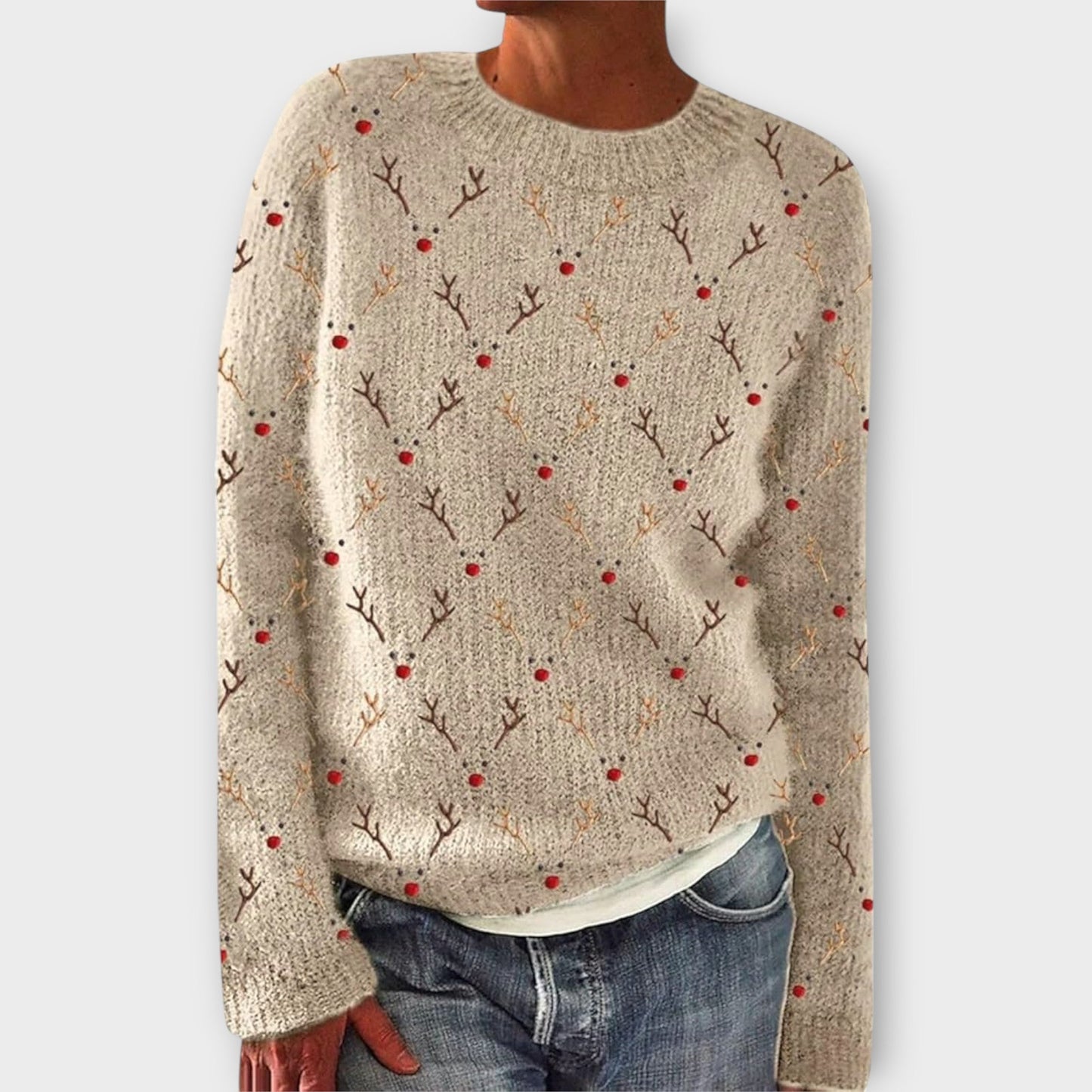 Stilvoller Damen Winterpullover-4