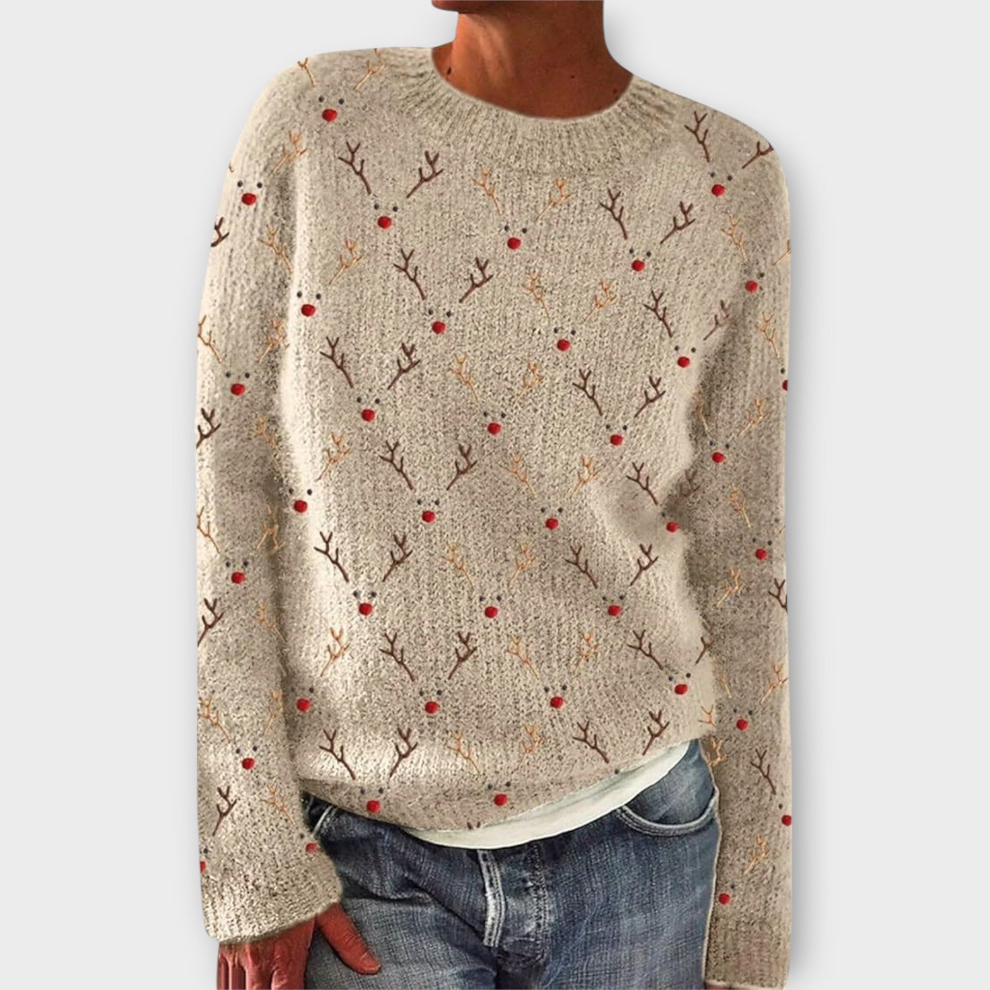 Stilvoller Damen Winterpullover-4