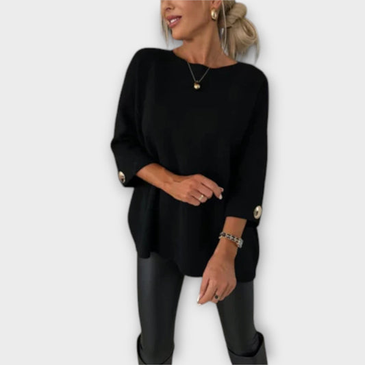 Luxuriöse Strickbluse Damen-1