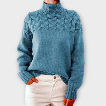 Variant image for Damenpullover Zopfstrick Baumwolle-13