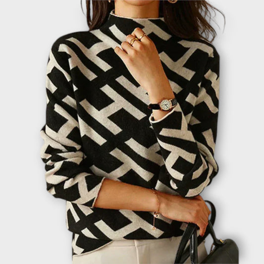 Eleganter Damenpullover Baumwolle-1