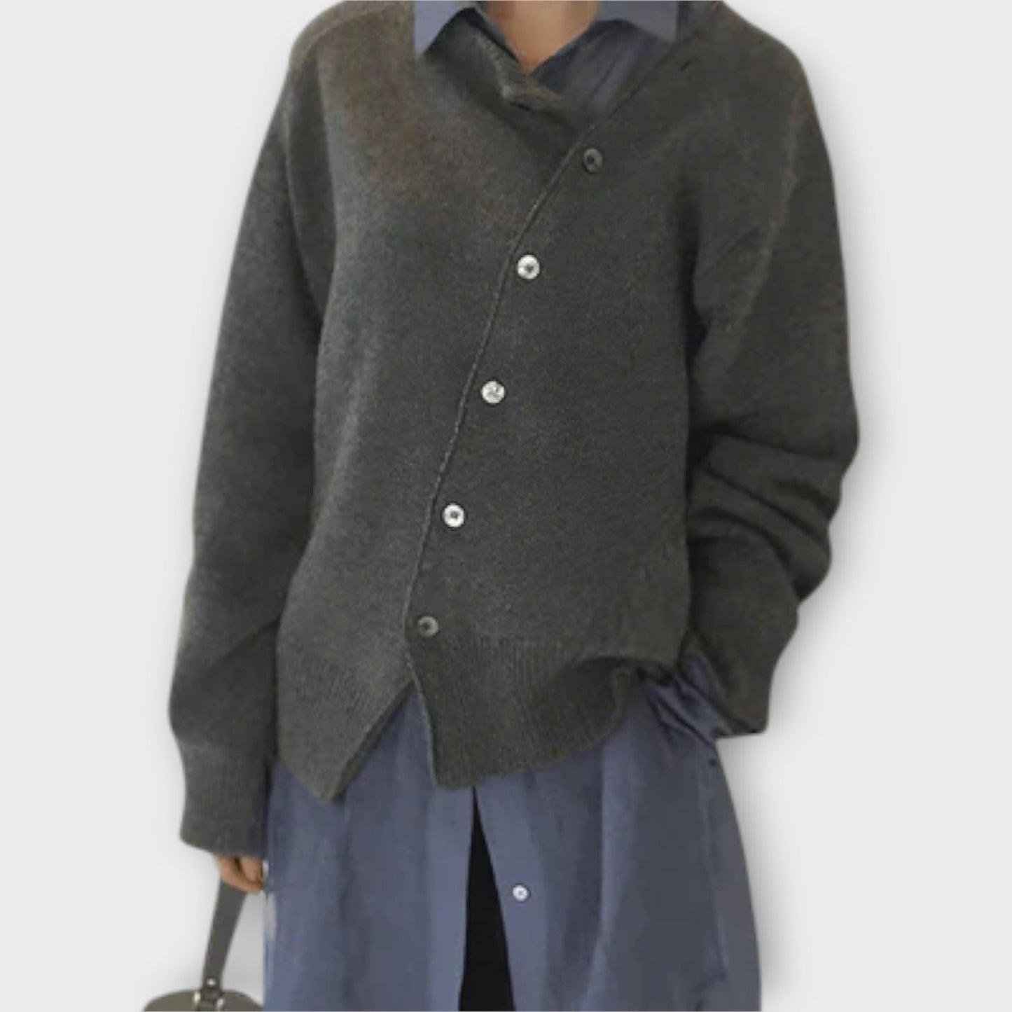 Variant image for Lange Strickjacke Damen - Vielseitig-13