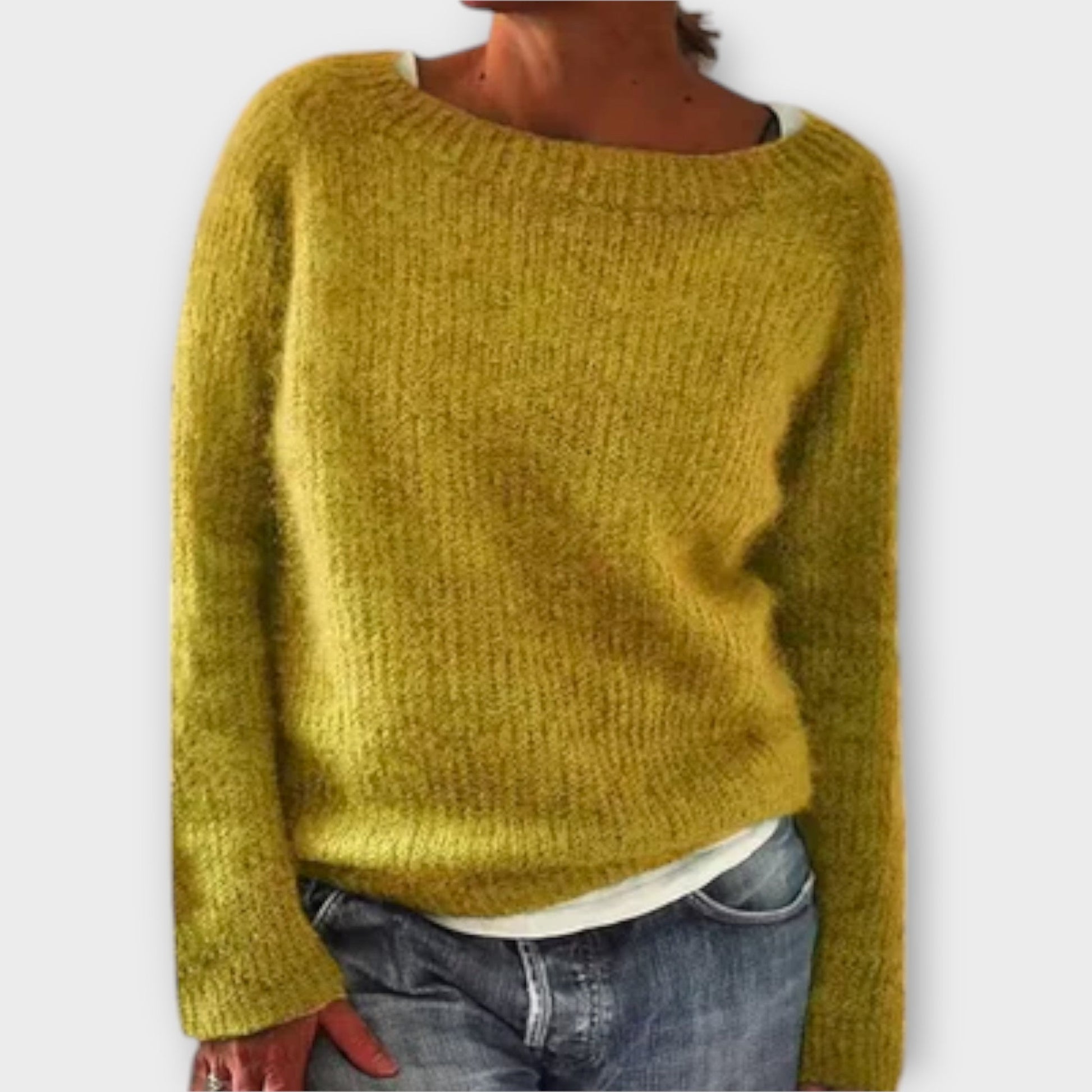 Stilvoller Strickpullover Damen-2