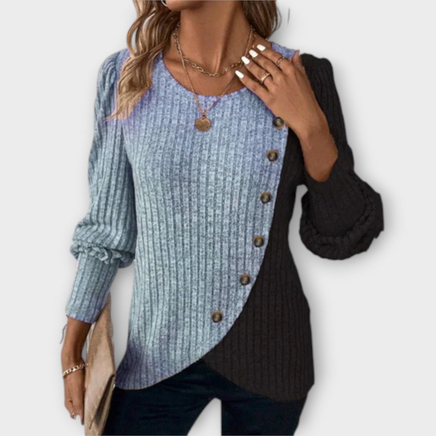 Eleganter Damenpullover aus Baumwolle-3