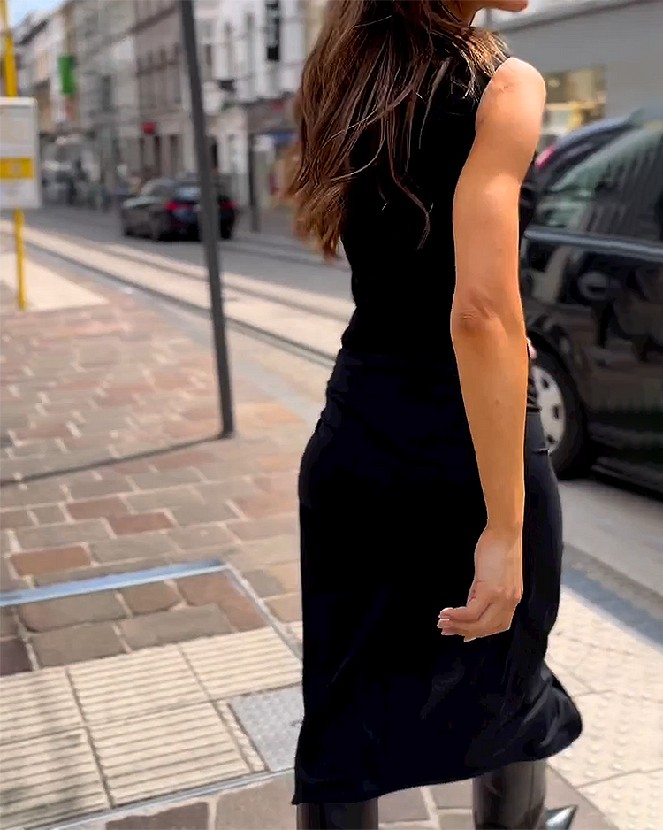 Lily | Maxikleid ohne Ärmel