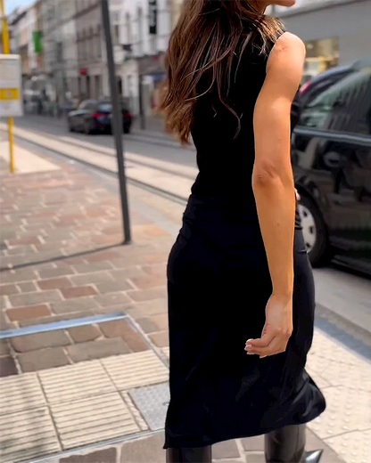Lily | Maxikleid ohne Ärmel