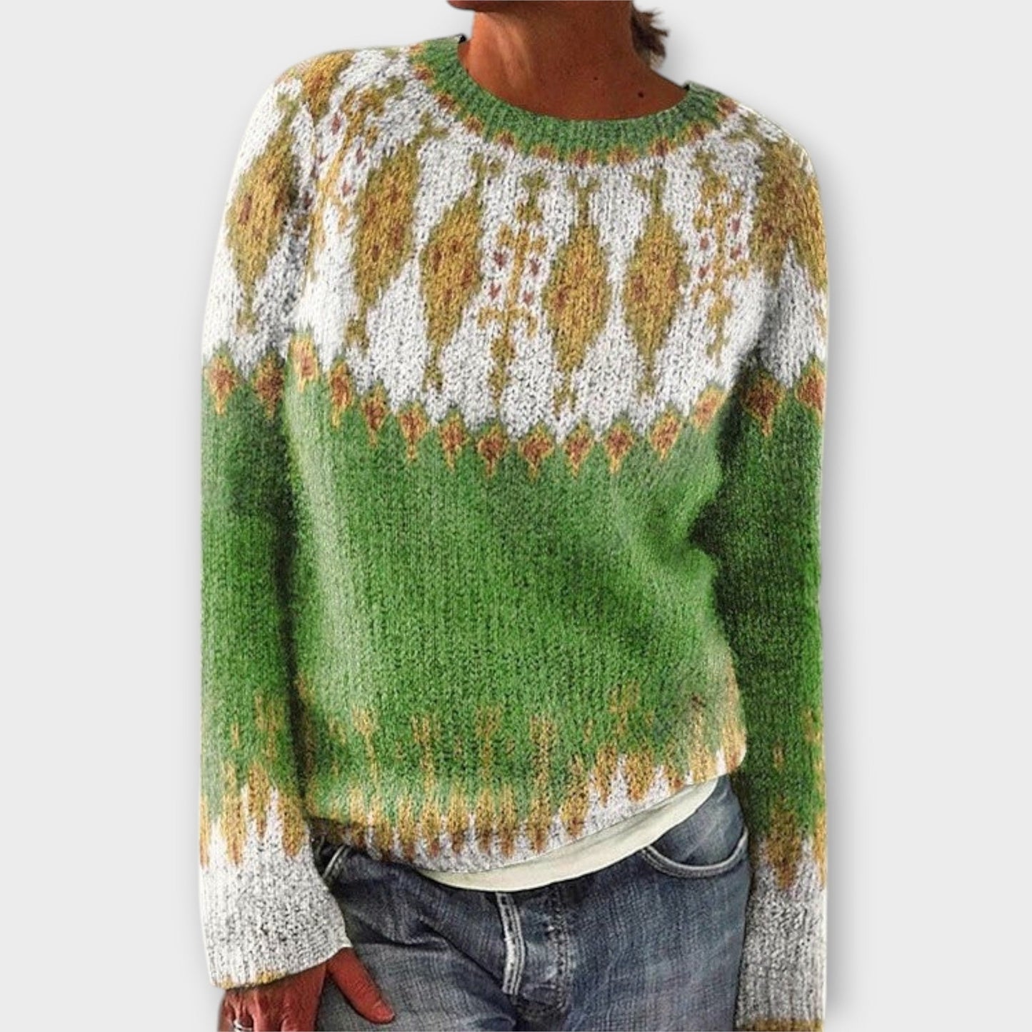 Variant image for Kuscheliger Damenpullover Langarm-17