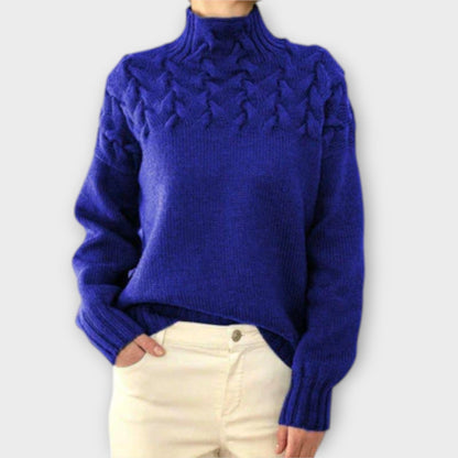 Variant image for Damenpullover Zopfstrick Baumwolle-8