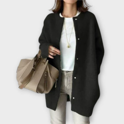 Variant image for Lange Strickjacke Damen Beige-26