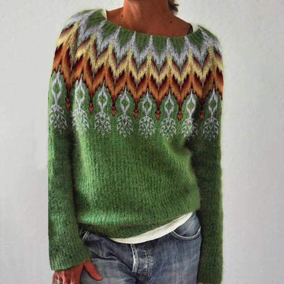Variant image for Kuscheliger Damenpullover Langarm-23