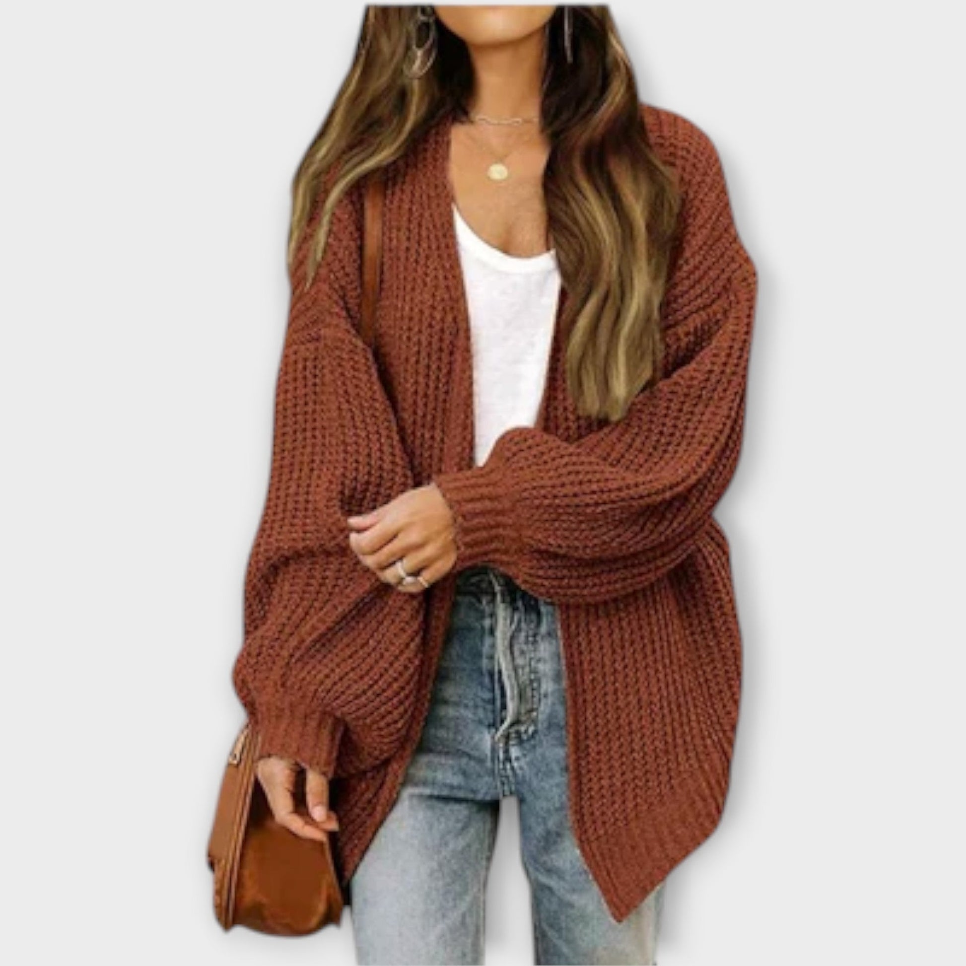 Vielseitiger Strick Cardigan Damen-2