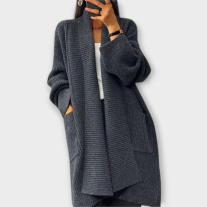 Variant image for Elegante Strickjacke Damen Lang-2