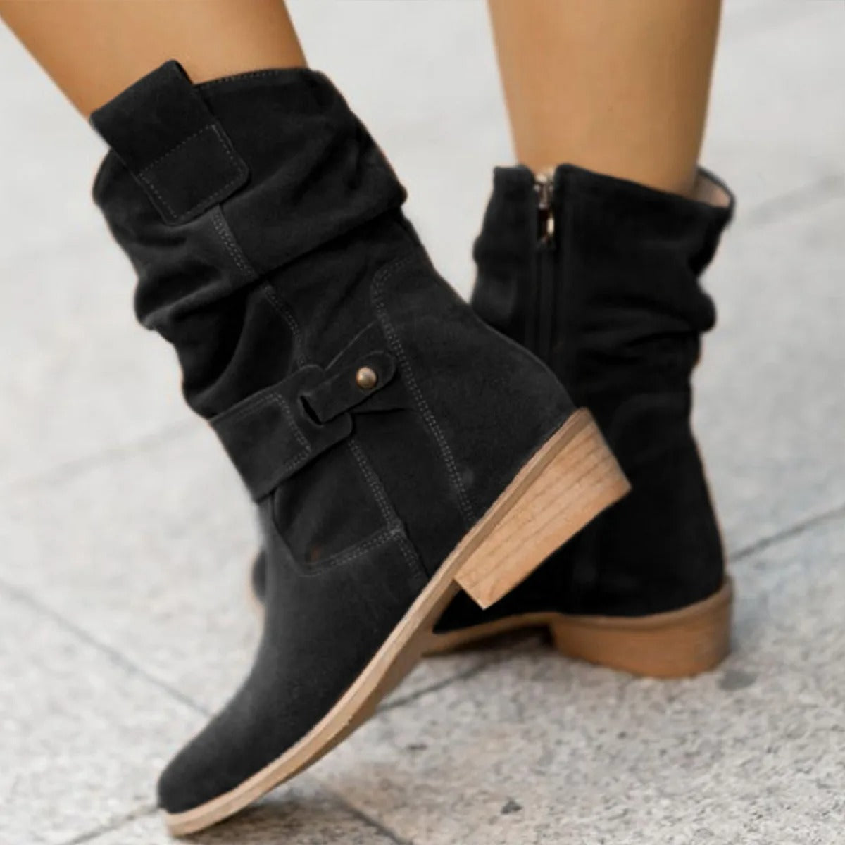 Iconic | Wildleder Stiefeletten für Frauen