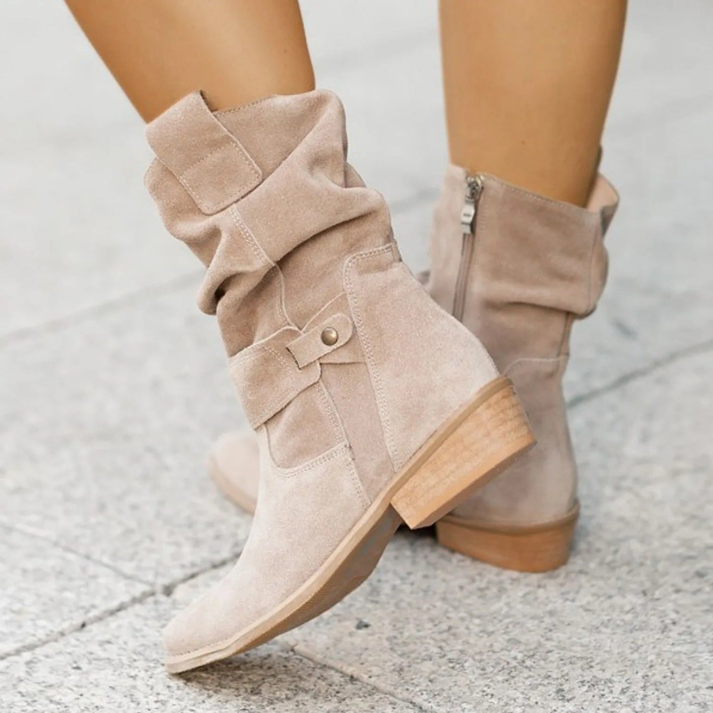 Iconic | Wildleder Stiefeletten für Frauen