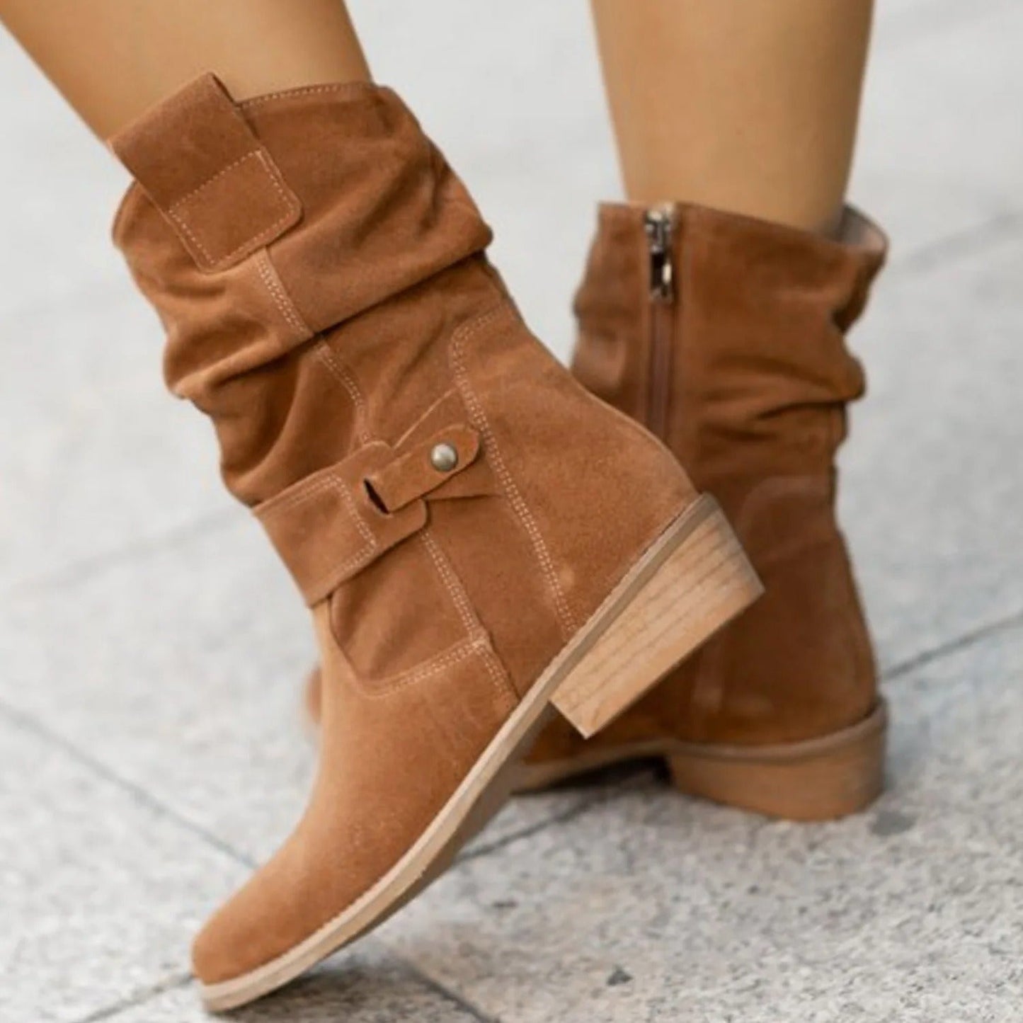 Iconic | Wildleder Stiefeletten für Frauen