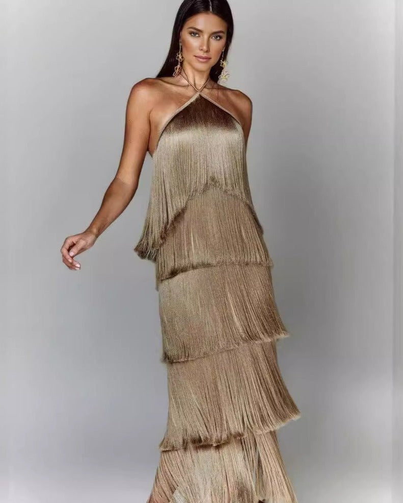 Eva | Kleid mit Quasten-Detail