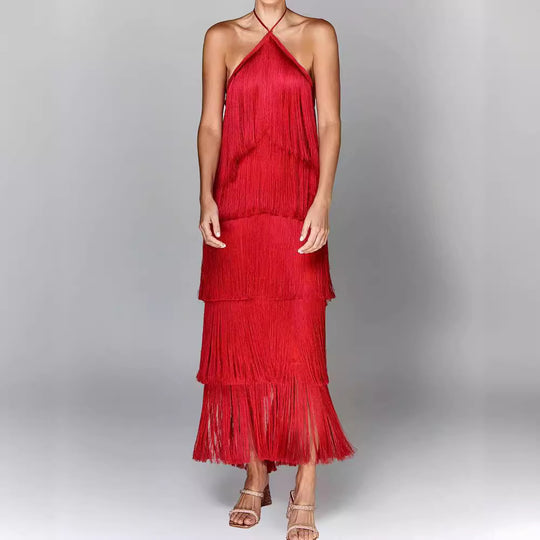 Eva | Kleid mit Quasten-Detail