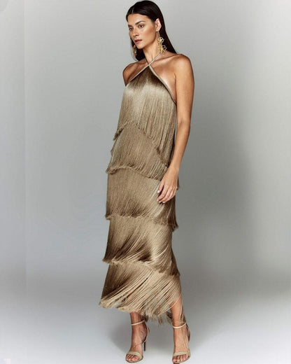 Eva | Kleid mit Quasten-Detail