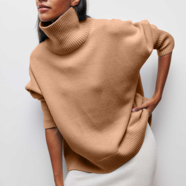 Variant image for Schwarzer Rollkragenpullover Damen-29