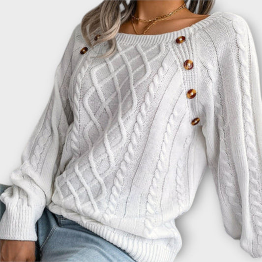 Stylischer Strickpullover Damen-1