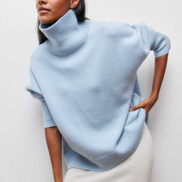 Variant image for Schwarzer Rollkragenpullover Damen-21
