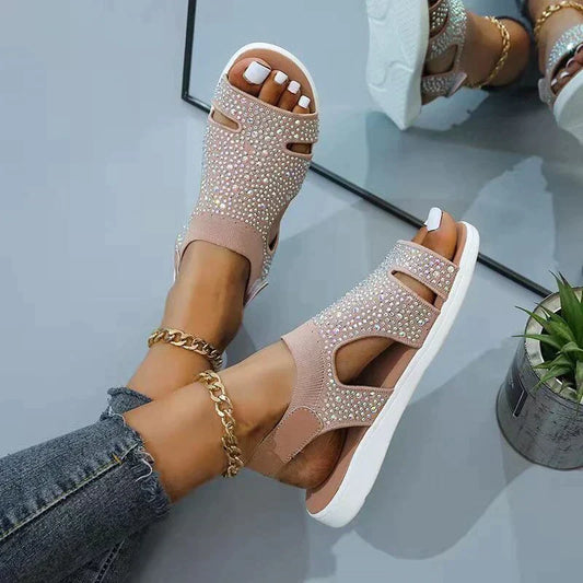 Narcy™ - Funkelnde Slip-On Sandalen