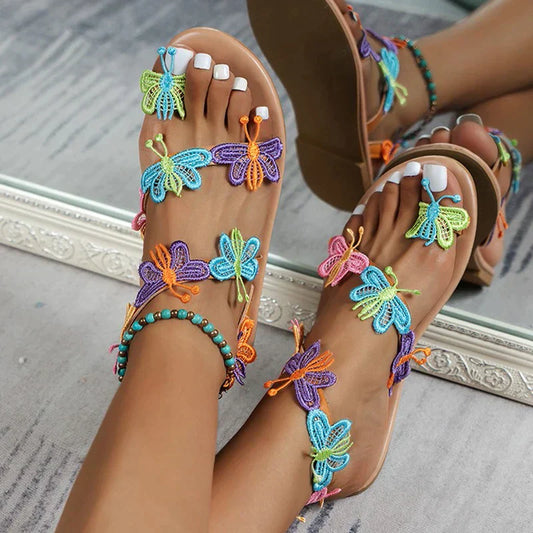 Mariposa™ - Boho Schmetterlingssandalen