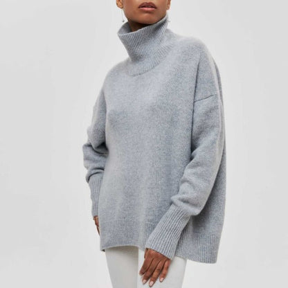 Variant image for Schwarzer Rollkragenpullover Damen-13