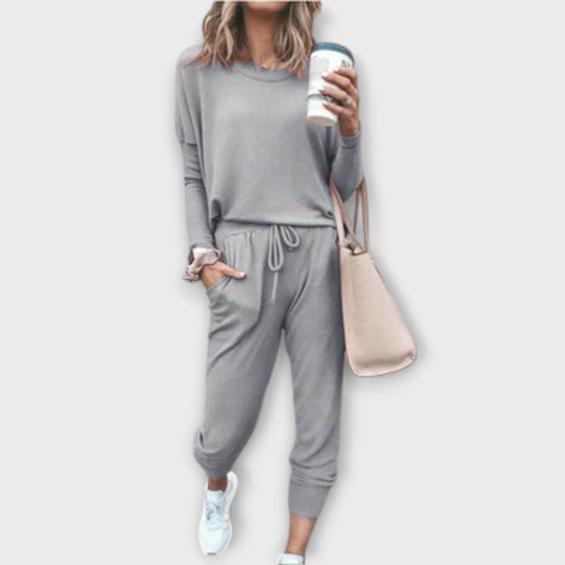 Bequemer Damen Zweiteiler Set-3