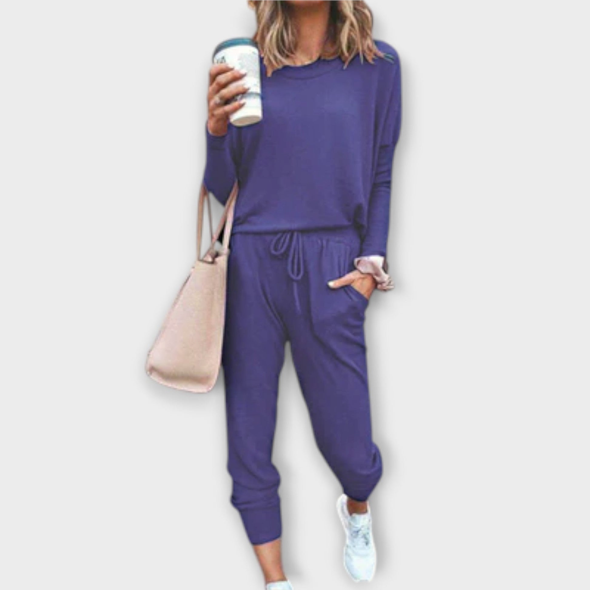 Bequemer Damen Zweiteiler Set-4