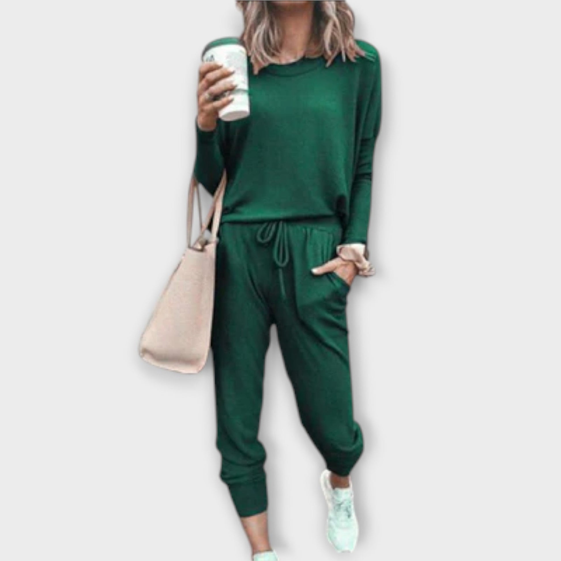 Bequemer Damen Zweiteiler Set-5