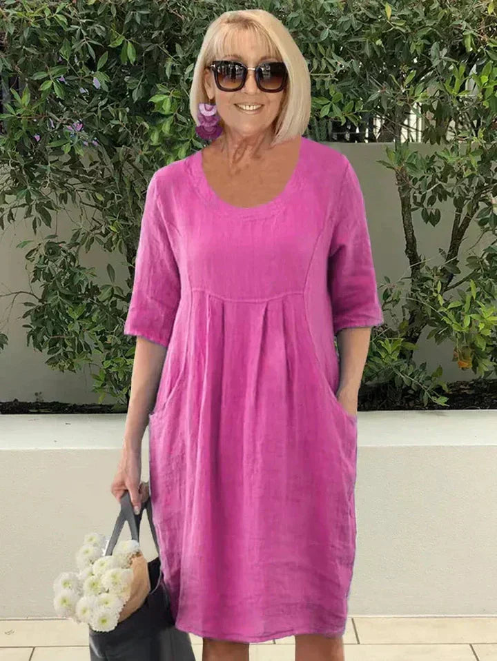 Bridget - Lockeres Kleid mit Taschen