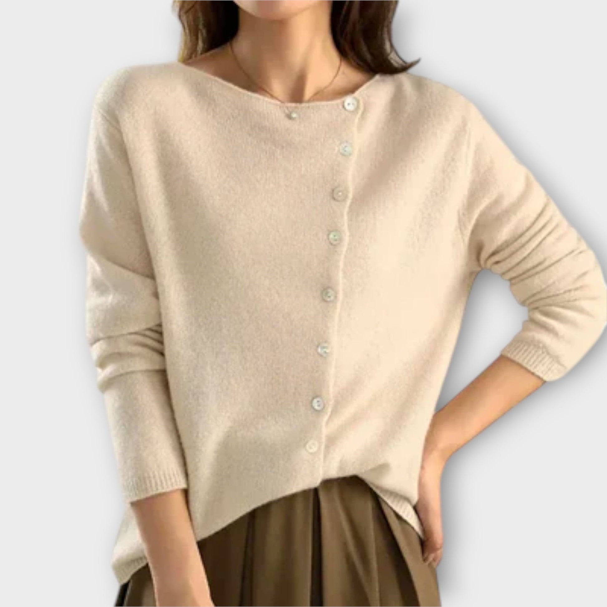 Vielseitiger Strickcardigan Damen-3