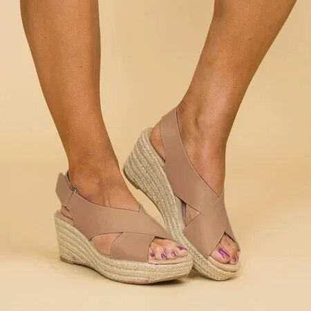 Nancy™ - Elegante Cross-Strap Sandalen