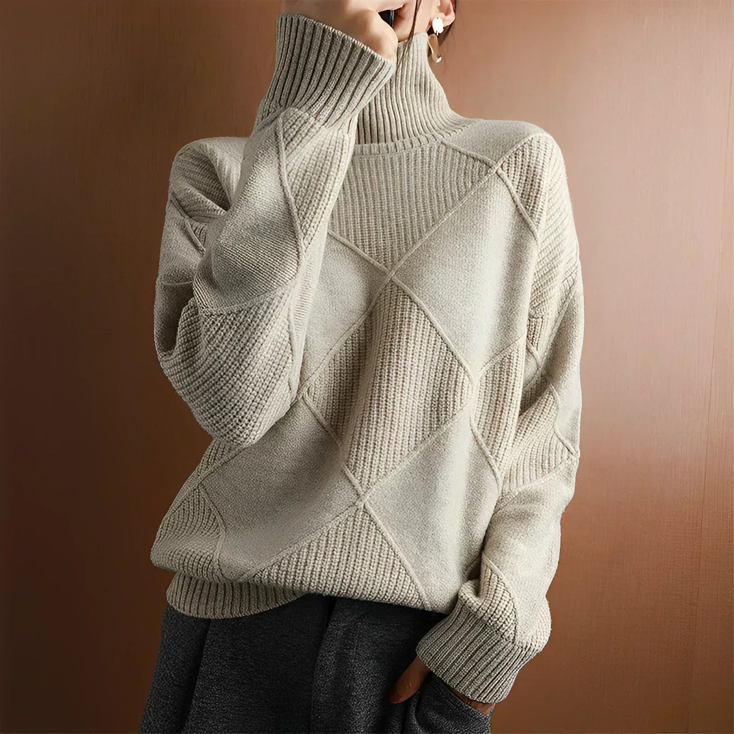 Amalia | Weicher Strickrollkragen